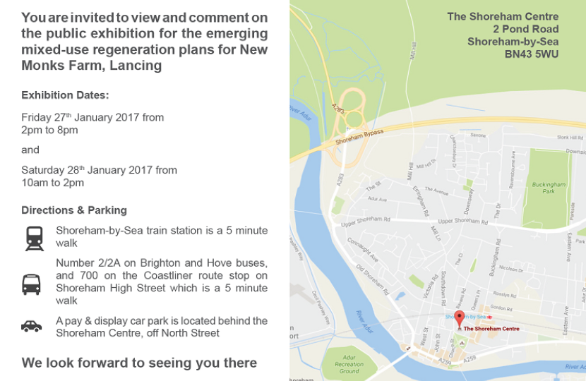 New Monks Farm public exhibition