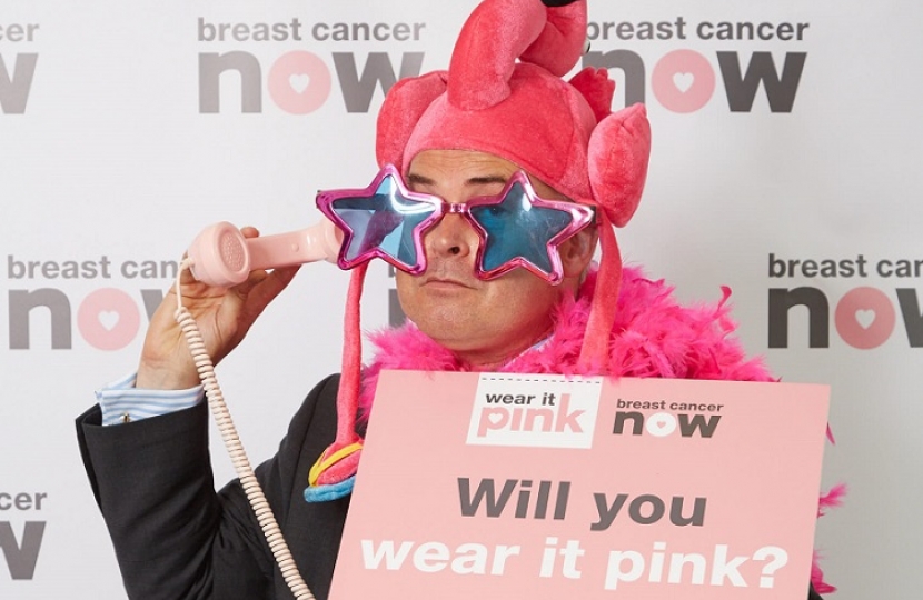 Politicians wear it pink for breast cancer fundraiser