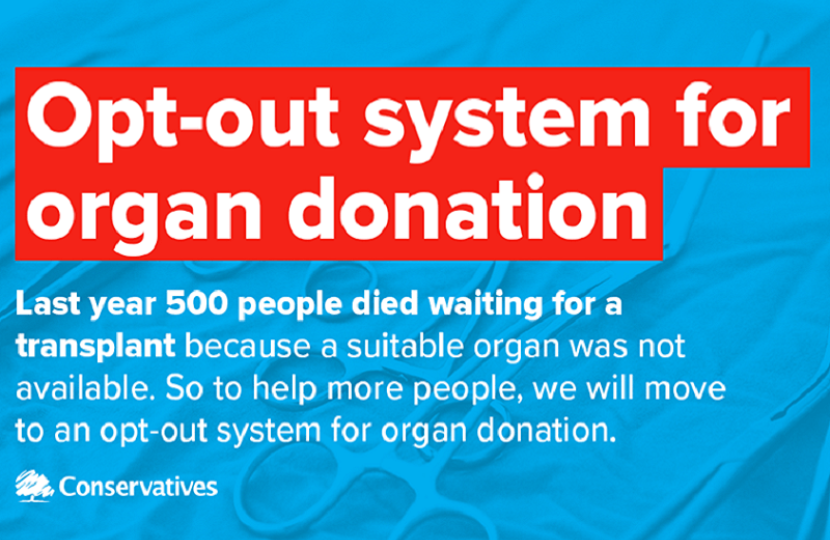 Opt-out system for organ donation
