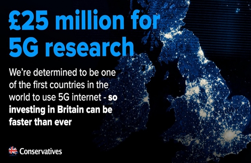 We're investing £25 million in 5G technology