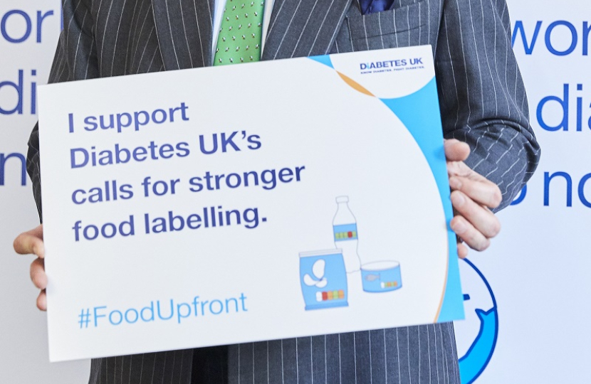 Tim Loughton MP pledges support for Diabetes UK food labelling campaign