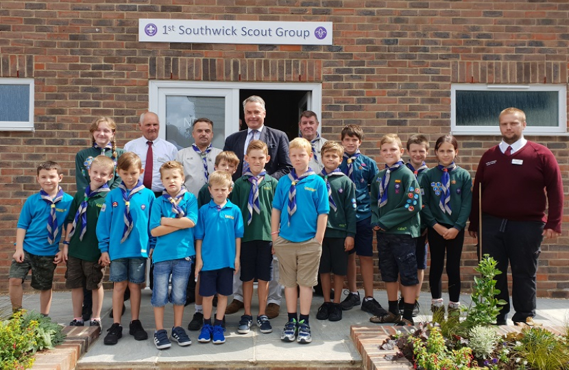 New scout hut in Adur Valley