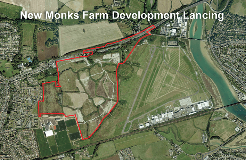 Requesting Communities Secretary to call-in New Monks Farm proposals