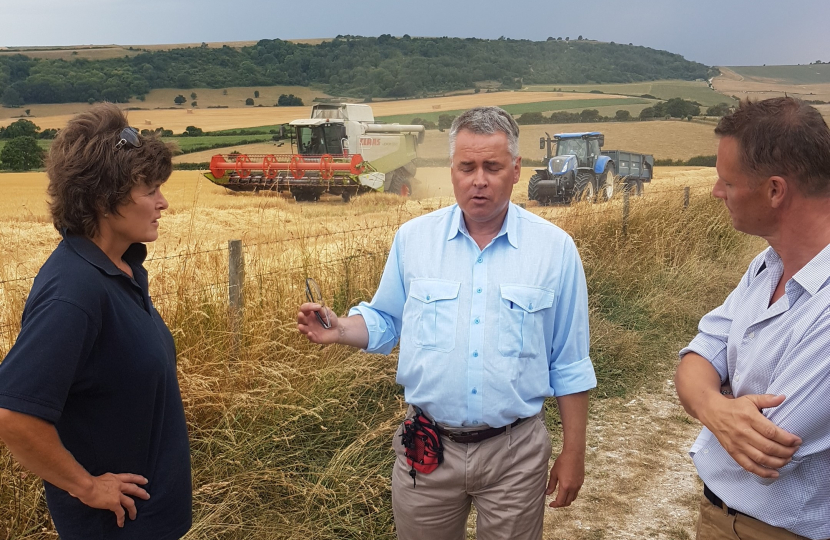 speaking with farmers