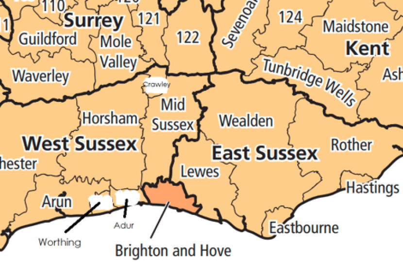 The County of Sussex