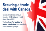 Securing a trade deal with Canada