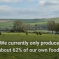 we only grow about 62% of our own food