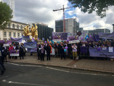Presentation from a WASPI woman