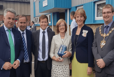 Peter & Miriam Webb celebrate 3rd Queen's Award