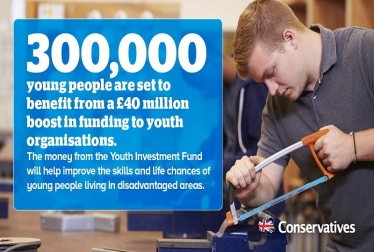 Youth organisations receive £40 million boost for skills and life chances