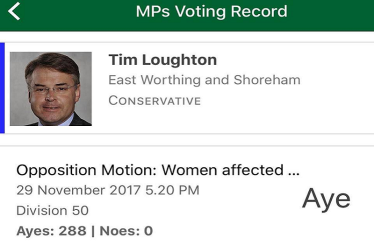 WASPI motion - Passed!