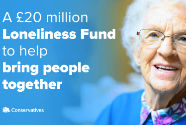 £20 million investment to help tackle loneliness