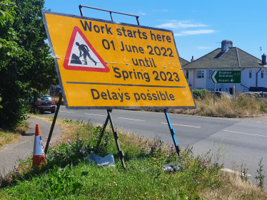 A27 sign