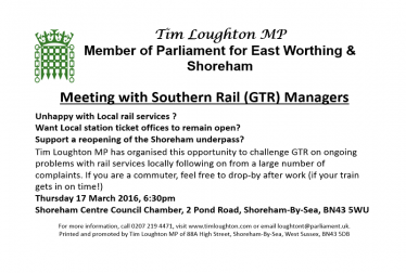 Meeting with Southern Rail (GTR) Managers